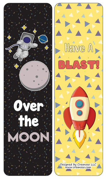 Motivating Space Puns Bookmarks (12-Packs)