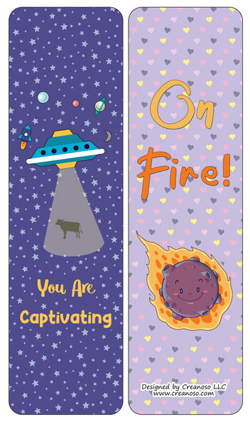 Motivating Space Puns Bookmarks (60-Packs)