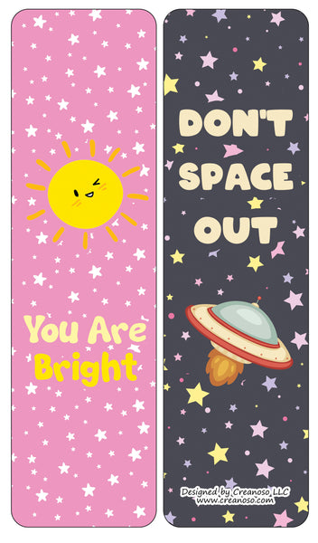 Motivating Space Puns Bookmarks (30-Packs)