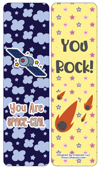 Motivating Space Puns Bookmarks (12-Packs)