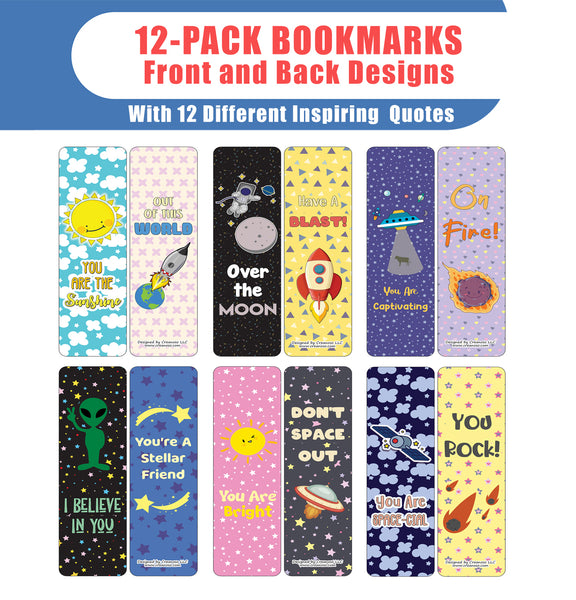 Motivating Space Puns Bookmarks (12-Packs)