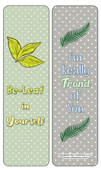 Inspiring Plant Puns Bookmarks (12-Pack)