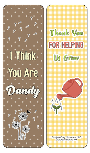 Inspiring Plant Puns Bookmarks (12-Pack)