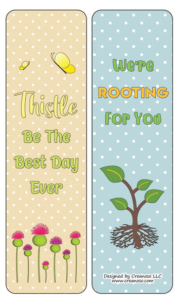 Inspiring Plant Puns Bookmarks (12-Pack)