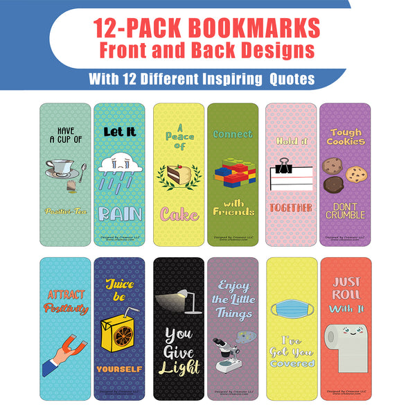 Inspiring Puns Bookmarks (12-Pack)