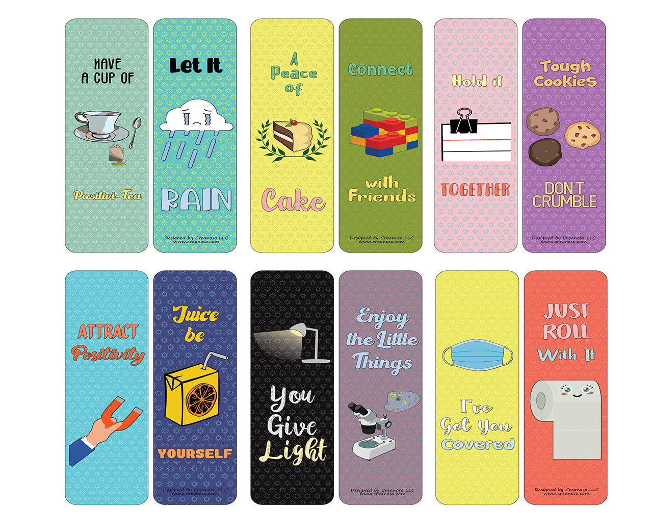 Inspiring Puns Bookmarks (30-Pack)