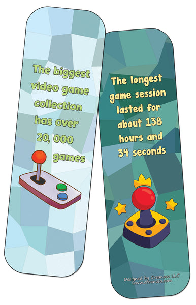 Gaming Facts Bookmarks (12-Packs)