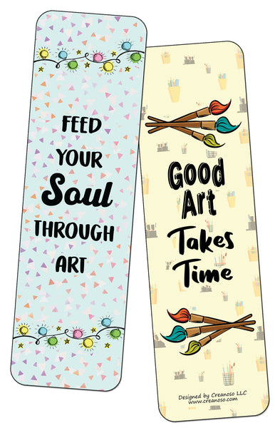 Motivational Bookmarks for Creatives (30-Packs)