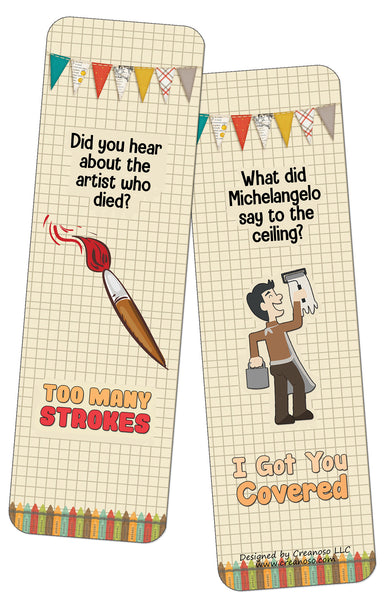 Funny Artist Jokes Bookmarks (60-Packs)