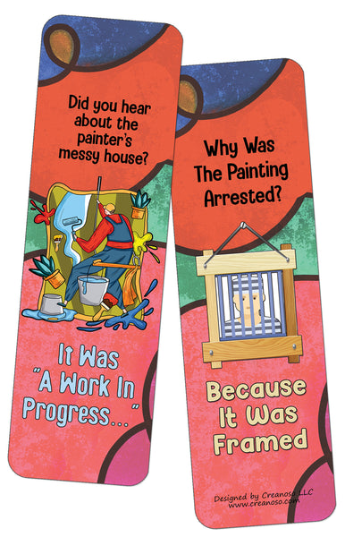 Funny Artist Jokes Bookmarks (60-Packs)