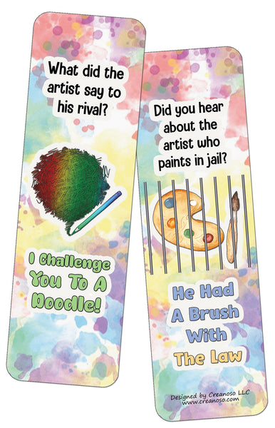 Funny Artist Jokes Bookmarks (60-Packs)