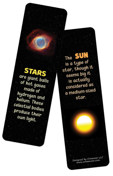Creanoso Celestial Bodies and Facts (30-Pack) - Classroom Reward Incentives for Students and Children - Stocking Stuffers Party Favors & Giveaways for Teens & Adults