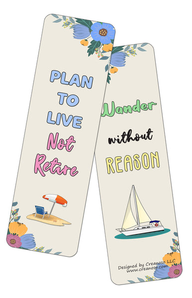 Floral Motivating Bookmarks Series 3 (60-Pack)