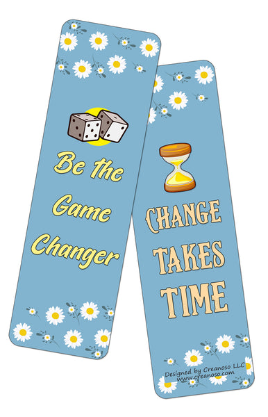 Floral Motivating Bookmarks Series 3 (60-Pack)