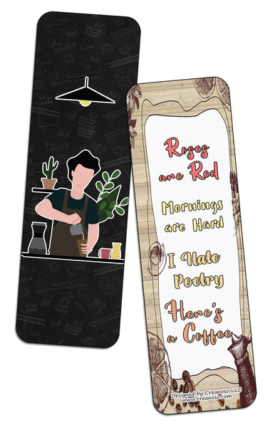 Funny Barista Quotes Bookmarks (5-Sets X 6 Cards)