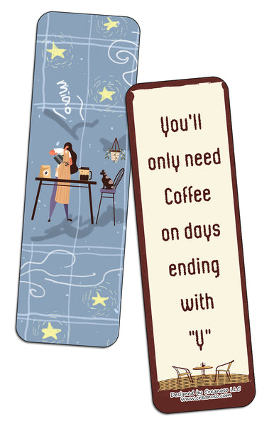 Funny Barista Quotes Bookmarks (10-Sets X 6 Cards)