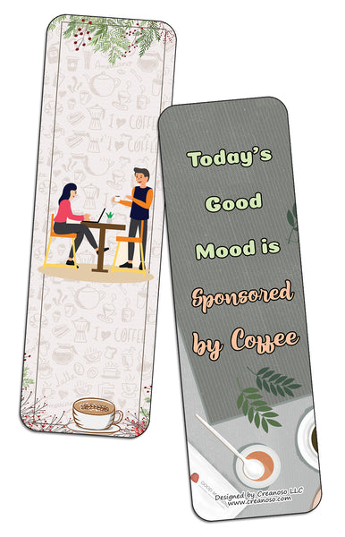 Funny Barista Quotes Bookmarks (10-Sets X 6 Cards)