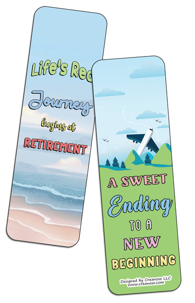Amusing Retirement Quotes Bookmarks (5-Sets X 6 Cards)