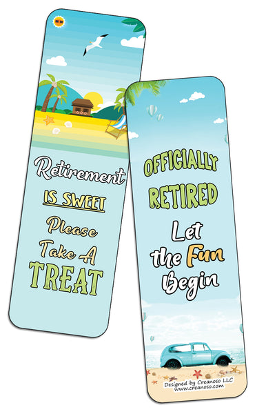 Amusing Retirement Quotes Bookmarks (5-Sets X 6 Cards)