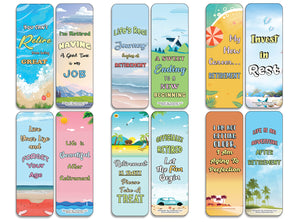 Amusing Retirement Quotes Bookmarks (10-Sets X 6 Cards)
