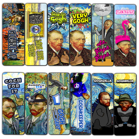Creanoso Obsessed with Van Gogh Bookmarks Series 3 - Classical Art Impressions Page Clippers