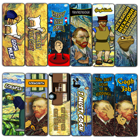Creanoso Obsessed with Van Gogh Bookmarks Series 4 - Classical Art Impressions Book Mark Giveaways