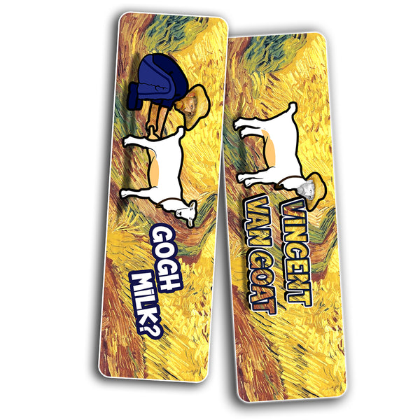 Creanoso Obsessed with Van Gogh Bookmarks Series 4 - Classical Art Impressions Book Mark Giveaways
