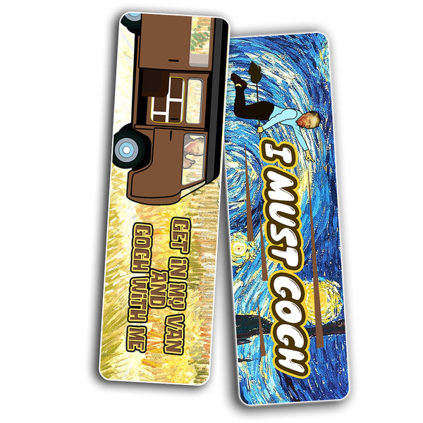 Creanoso Obsessed with Van Gogh Bookmarks Series 4 - Classical Art Impressions Book Mark Giveaways