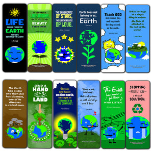 Earth Bookmarks - Stocking Stuffers Premium Quality Gift Ideas for Children, Teens, Adults - Corporate Giveaways