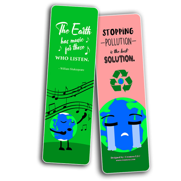 Earth Bookmarks - Stocking Stuffers Premium Quality Gift Ideas for Children, Teens, Adults - Corporate Giveaways