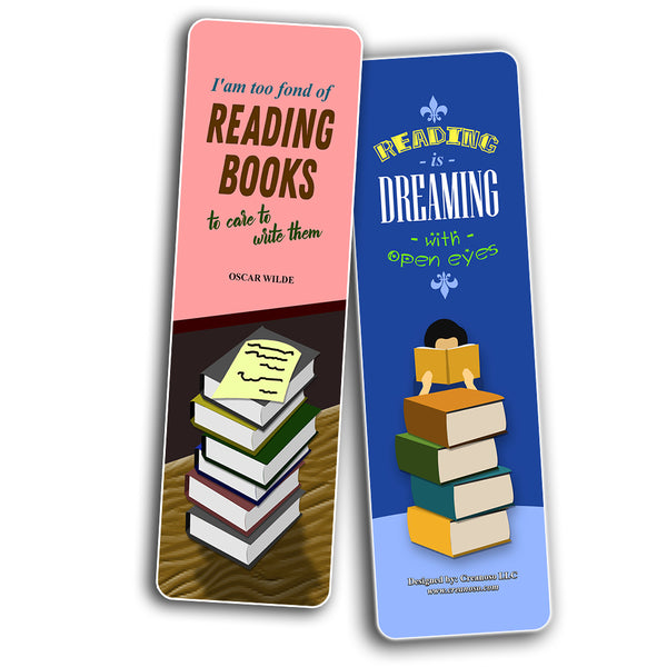 I Love Reading Bookmarks -  Stocking Stuffers Gift for Boys & Girls, Teens - Book Reading Rewards Gifts Incentive