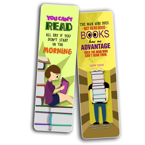I Love Reading Bookmarks -  Stocking Stuffers Gift for Boys & Girls, Teens - Book Reading Rewards Gifts Incentive