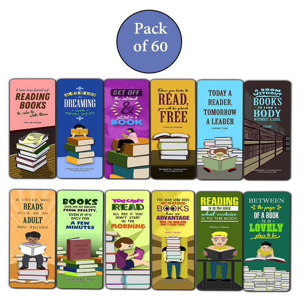 I Love Reading Bookmarks -  Stocking Stuffers Gift for Boys & Girls, Teens - Book Reading Rewards Gifts Incentive