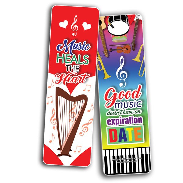 Creanoso Musical Quotes Bookmark ÃƒÂ¢Ã¢â€šÂ¬Ã¢â‚¬Å“ Cool Music Inspiring Inspirational Sayings for Musicians