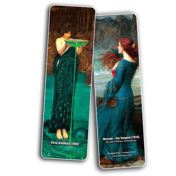 The Women of John William Waterhouse Pre-Raphaelite Art Bookmarks - Great Gift Token Giveaways Collection Pack Set for Men, Women, Bookworms ÃƒÆ’Ã‚Â¢ÃƒÂ¢Ã¢â‚¬Å¡Ã‚Â¬ÃƒÂ¢Ã¢â€šÂ¬Ã…â€œ Book Reading Rewards ÃƒÆ’Ã‚Â¢ÃƒÂ¢Ã¢â‚¬Å¡Ã‚Â¬ÃƒÂ¢Ã¢â€šÂ¬Ã…â€œ Cool Employee
