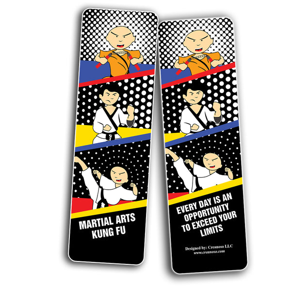 Creanoso Martial Arts Kung Fu Cards - Unique Stocking Stuffers Gifts for Kids