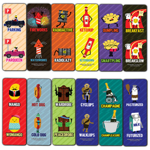 Creanoso Funny Opposite Puns Jokes Bookmarks ÃƒÂ¢Ã¢â€šÂ¬Ã¢â‚¬Å“ Unique Stocking Stuffers Gifts for Bookworms