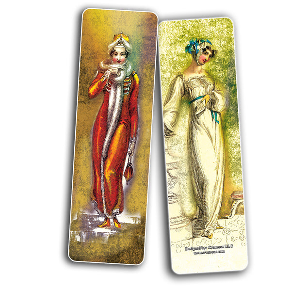Fashion Plates Bookmark Cards (60-Pack) Ackermann Bookmarker Cards Bulk Set Ã¢â‚¬â€œ Premium Gift for Campers, Hikers, Men & Women, Adults Ã¢â‚¬â€œ Premium Giveaway Ideas