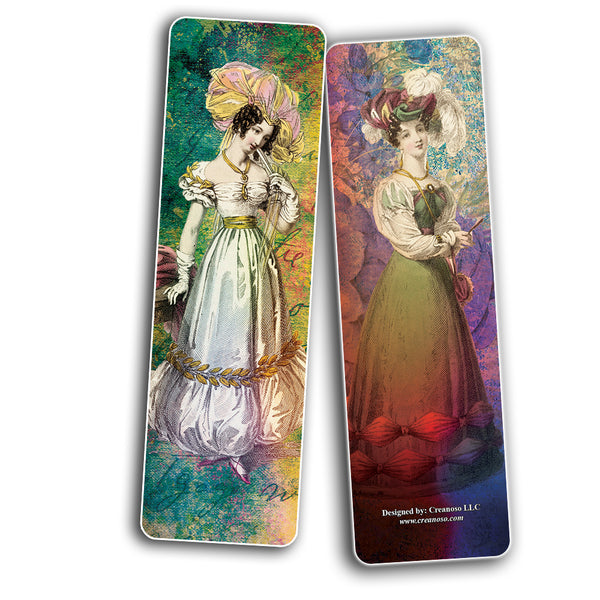 Fashion Plates Bookmark Cards ÃƒÂ¢Ã¢â€šÂ¬Ã¢â‚¬Å“ Awesome Book Page Marker Clip Set ÃƒÂ¢Ã¢â€šÂ¬Ã¢â‚¬Å“ Premium Gift for Boys & Girls, Children, Parents