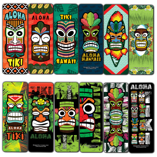 Aloha Tiki Design Bookmarks Cards (60-Pack)