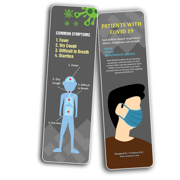 Coronavirus Awareness Bookmarks Cards (12-Pack)