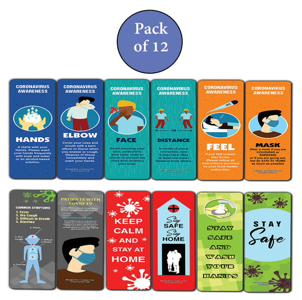 Coronavirus Awareness Bookmarks Cards (12-Pack)