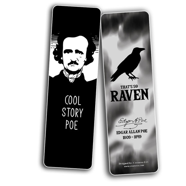 Literary Classics Bookmarks Cards (12-Pack) - Unique Teacher Stocking Stuffers Gifts for Boys, Girls, Kids, Teens, Students - Book Reading Clippers