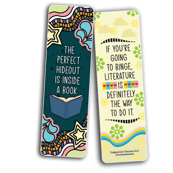 Reading Bookmarks for Books (60-Pack)