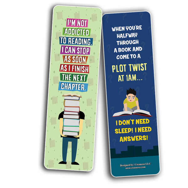 Reading Bookmarks for Books (60-Pack)