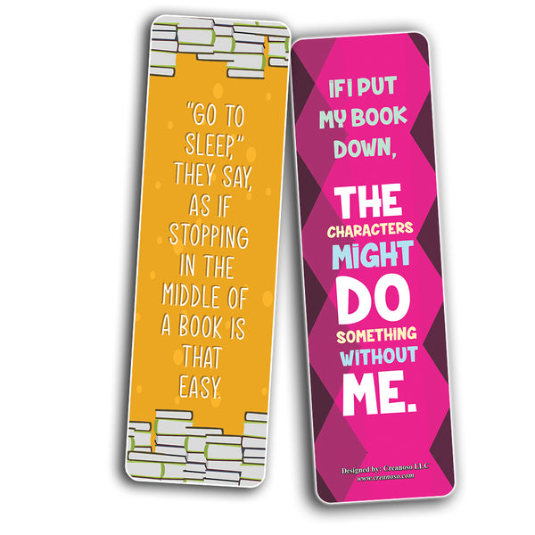 Reading Bookmarks for Books (60-Pack)