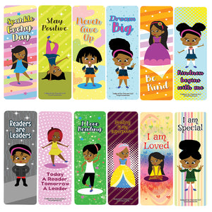 Bookmark for Girls (12-Pack) - Unique Teacher Stocking Stuffers Gifts for Boys, Girls, Kids, Teens, Students - Book Reading Clippers