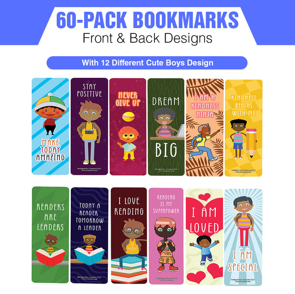 Bookmark for Boys (60-Pack)