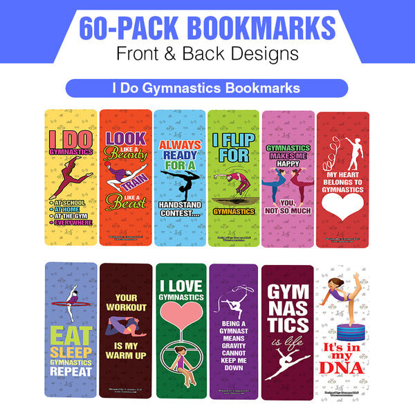 I Do Gymnastics Bookmarks (10-Sets X 6 Cards)