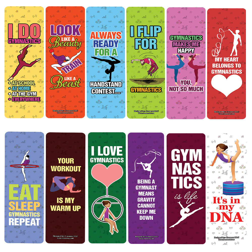 I Do Gymnastics Bookmarks (10-Sets X 6 Cards)